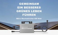 ICYBAY Micro-Wechselrichter 600 Watt & AC-Kabel 3 Meter Standalone-Kabel – Mikro Wechselrichter Und Netzanschlusskabel – Mikro Wechselrichter Für Solarmodule & Balkonkraftwerk -Vidailo Verkaufe 20fb7b259916327e2b7259ae472bfcfe