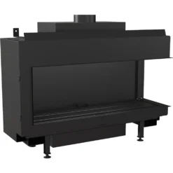 Gaskamin LEO 100 Rechts Erdgas ∅ 100/150 9 KW