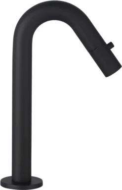 Saqu Tube Armaturen Waschtischarmatur - Bequeme Höhe Zum Händewaschen - Praktischer Drehknopf Für Die Wassermenge - Passt An Jedes Waschbecken - Matt Schwarz - 20x10 Cm - Wasserhahn - Waschbecken -Vidailo Verkaufe 22cb8ea54ba2e6d66a0179120ab05d1d