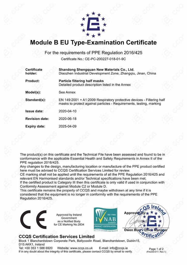 40 Stück - FFP2 Maske, Atemschutzmaske, CE2834, EN149:2001+A1:2009 FFP2 NR 8 40 Stück - FFP2 Maske, Atemschutzmaske, CE2834, EN149:2001+A1:2009 FFP2 NR – Bild 6