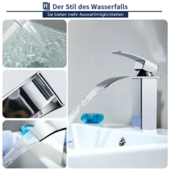 Wasserhahn Bad Wasserfall Badarmatur Messing Waschtischarmatur Für Badezimmer Einhandmischer Waschbecken Armatur Verchromt Silber 13 Wasserhahn Bad Wasserfall Badarmatur Messing Waschtischarmatur Für Badezimmer Einhandmischer Waschbecken Armatur Verchromt Silber -Vidailo Verkaufe 2356e4de536d3916d8e4a5f11be0c029