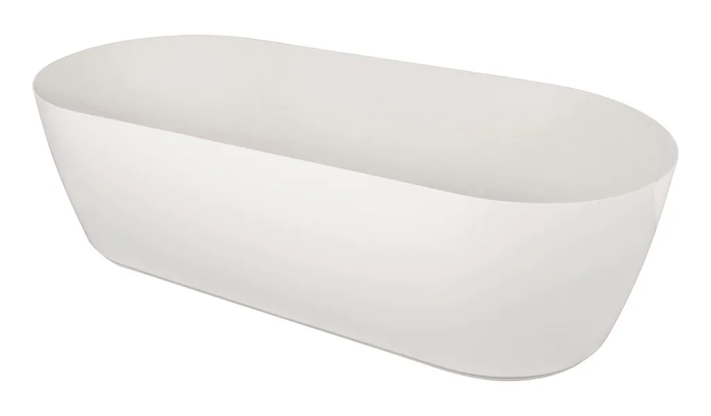 Calmwaters® Ovale Badewannenschürze Modern Soft, Weiße Wannenschürze Aus Acryl, Für Frestehende Badewannen In 180 X 80 Cm, 03SL3372 3 Calmwaters® Ovale Badewannenschürze Modern Soft, Weiße Wannenschürze Aus Acryl, Für Frestehende Badewannen In 180 X 80 Cm, 03SL3372