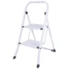 Small Giraffe Einseitige Metall-Klappleiter | 2 Stufen | Weiß |120kg Tragkraft | Leiter, Trittleiter -Vidailo Verkaufe 24ed5a1562341f63102b55fc4379f515