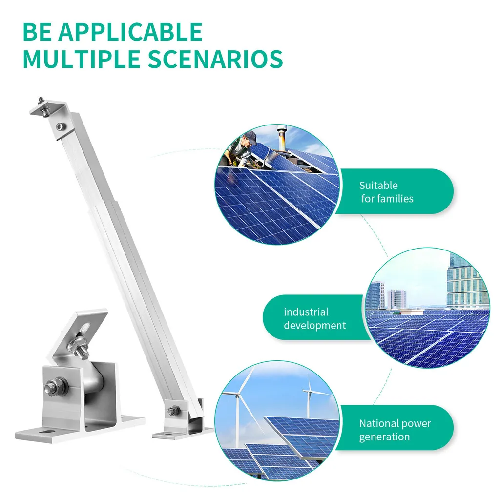 Solarpanel Bodenhalterung Aufständerung Verstellbar Dach Befestigung Montage Kit Solarmodulhalterung Ständer Solarmodul 11 Solarpanel Bodenhalterung Aufständerung Verstellbar Dach Befestigung Montage Kit Solarmodulhalterung Ständer Solarmodul – Bild 9