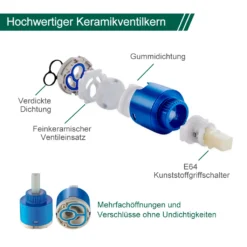 Wasserhahn Bad Kaltwasser Standventil Bad Armatur Badarmaturen Für Badzimmer Waschtischarmatur Mit Anschlussschlauch Für Badzimmer -Vidailo Verkaufe 26b0a3c7ffe0a7b38e99b0e895ae87c7