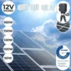 Solarpanel Monokristallin - 3er, 100 W, 18 V Für 12 V Batterien, Photovoltaik, Ladekabel, Silizium - Solarzelle, Solaranlage Für Wohnwagen, Camping, Balkon, Gartenhäuser, Solarmodul