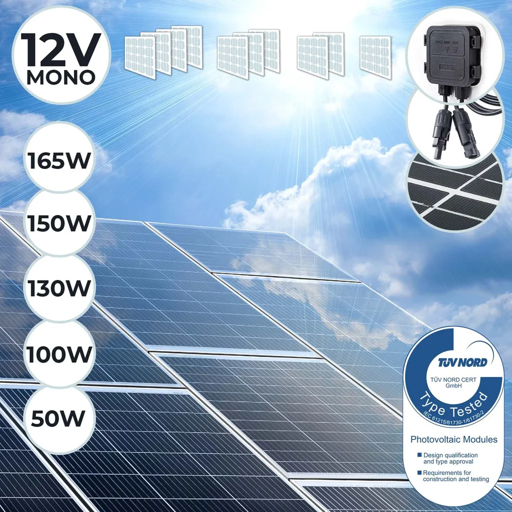 Solarpanel Monokristallin - 3er, 100 W, 18 V Für 12 V Batterien, Photovoltaik, Ladekabel, Silizium - Solarzelle, Solaranlage Für Wohnwagen, Camping, Balkon, Gartenhäuser, Solarmodul 3 Solarpanel Monokristallin - 3er, 100 W, 18 V Für 12 V Batterien, Photovoltaik, Ladekabel, Silizium - Solarzelle, Solaranlage Für Wohnwagen, Camping, Balkon, Gartenhäuser, Solarmodul