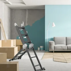 STAHLWERK Mehrzweckleiter 150 Kg Alu Klappleiter Trittleiter Aluminiumleiter -Vidailo Verkaufe 26bbce41417285a00dd428a9465f46da