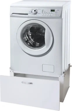 Waschmaschinenunterschrank HWC-E50, Sockel Podest Erhöhung Untergestell, Schublade 33x61x52cm Weiß -Vidailo Verkaufe 26e1c9c667c40038308dbb384b38c159