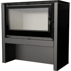 Freistehendes Kaminofen JUNO 12 Schwarz -Vidailo Verkaufe 27374bce7c24ec4cbd29dd6837925a13