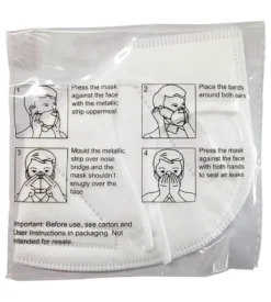 Atemschutzmaske FFP2 NR Maske - Schutzmaske 50 Stück WEIß -Vidailo Verkaufe 27fb2469d9a517824038a1390cbf0a58