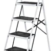 COSTWAY Trittleiter Klapptritt Weiss, Stehleiter Klappbar, Haushaltsleiter Stufenleiter Platzsparend, Metall, Stufenstehleiter 150 Kg Tragkraft 4-Stufen-Trittleiter 1 COSTWAY Trittleiter Klapptritt Weiss, Stehleiter Klappbar, Haushaltsleiter Stufenleiter Platzsparend, Metall, Stufenstehleiter 150 Kg Tragkraft 4-Stufen-Trittleiter -Vidailo Verkaufe 294acd8dd8e06dcb6856fa5925b97aa7