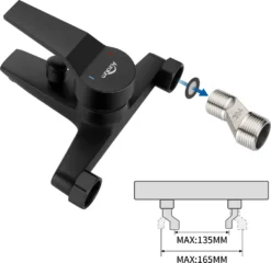 Badarmatur Duscharmatur Wannenarmatur Armatur Badewannenarmatur Badewannen Mit Handbrause Duschsysteme Einhandmischer Wasserhahn Für Bad Dusche Schwarz -Vidailo Verkaufe 2a123b8b84925e3ba84b282aca4d8e54 1