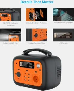 OUKITEL P501E 500W (1000W Peak) Stromerzeuger Power Station 505WH Tragbare Stromgenerator Solargenerator Mobiler Stromspeicher Power Station Für Notstrom Camping Emergecy Zu Hause -Vidailo Verkaufe 2a45a49da71acf2247503876cfad8912