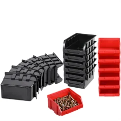 Deuba Wandregal Mit Stapelboxen 64 Tlg Box Starke Wandplatten Erweiterbar Werkstattregal Lagerregal Steckregal -Vidailo Verkaufe 2aa1e283c253625b08b72779424a1154