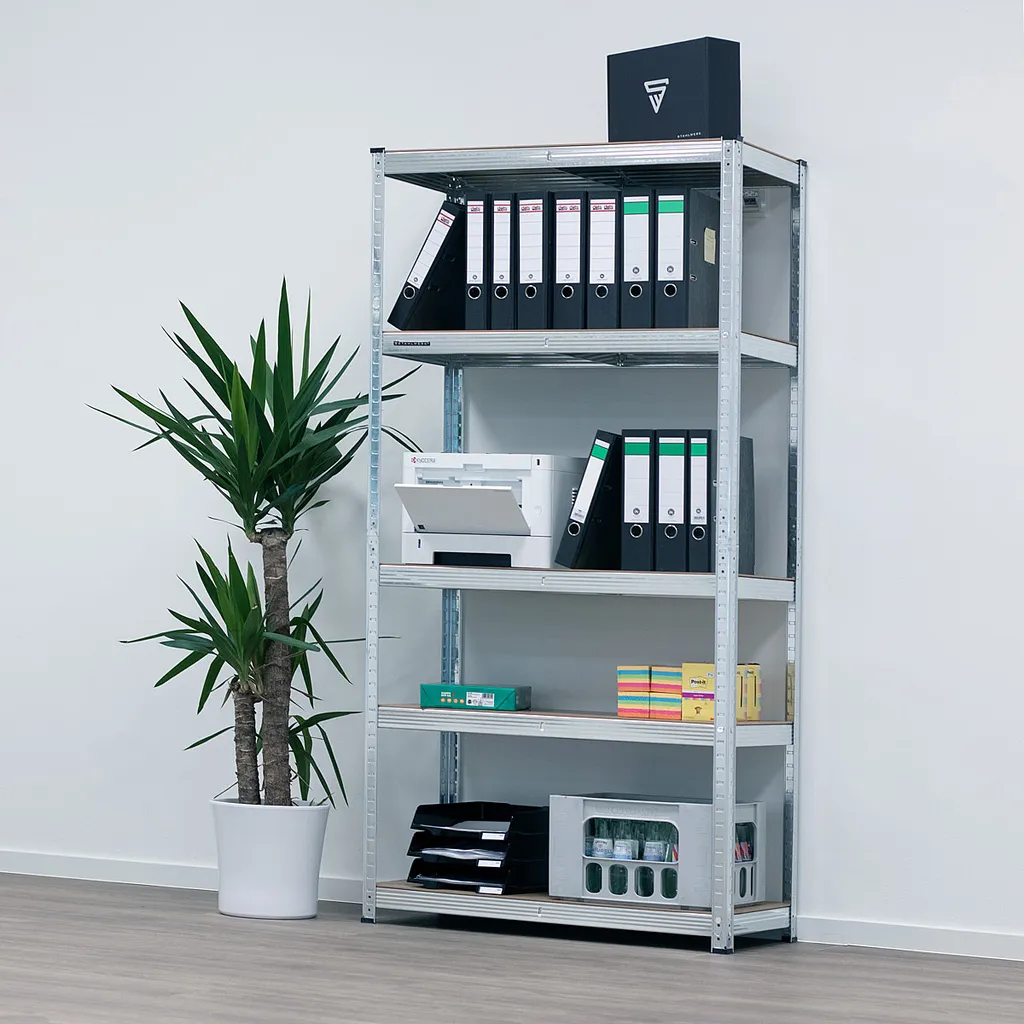 STAHLWERK Schwerlastregal Belastbar Bis 875 Kg Stahlregal Kellerregal Lagerregal 11 STAHLWERK Schwerlastregal Belastbar Bis 875 Kg Stahlregal Kellerregal Lagerregal – Bild 9