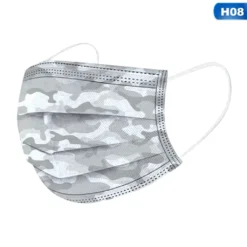 90 Stück 3-lagig Tarnung Gesichtsmaske Mundschutz Einwegmaske Mund-Nasen Masken Unisex -Vidailo Verkaufe 2bacc77c5961d2b471d09ee4cddb4761