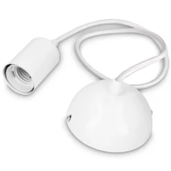Kwmobile E27 Metall Lampenfassung Mit Textilkabel - Lampensockel Halterung Mit 90cm Kabel Weiß Weiß Und Deckenbefestigung - E 27 Lampenaufhängung -Vidailo Verkaufe 2c4737807e950defea34503c04c3c791