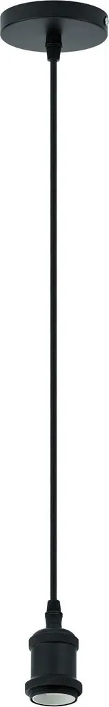 Lampenhalterung *JACOB* Fassung E27 Modern Schwarz