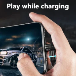 Magnetisches Ladekabel, Drehbares Magnetisches Ladekabel Mit LED, Kompatibel Mit USB-C-Typ-C-Micro-2-in-1-Ladekabel ,Black,2 Meter Noodle -Vidailo Verkaufe 2e187f288e6dfd3b54bf53b3d1ff662f