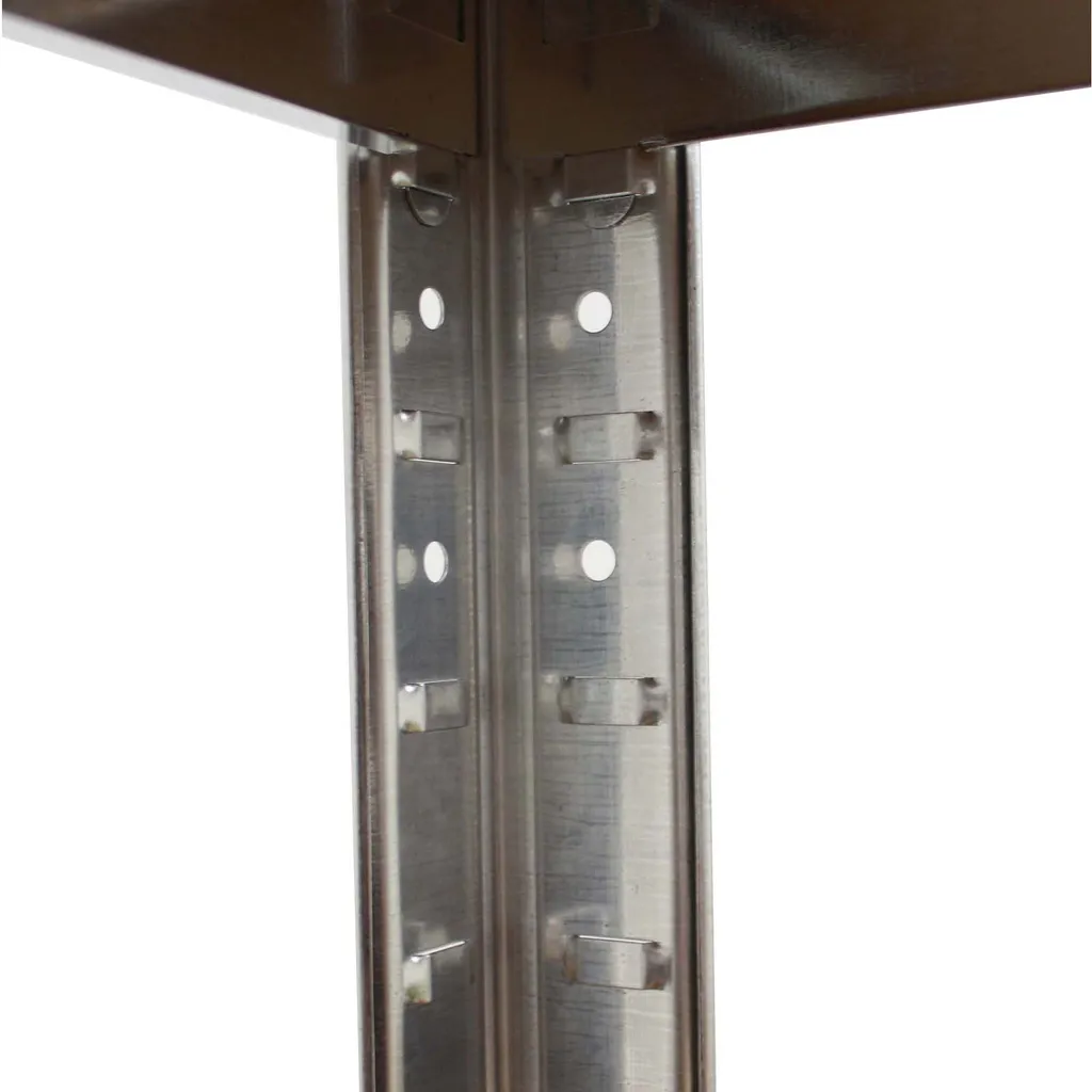 Schwerlastregal 160x80x40 Cm 2er Set Lagerregal Kellerregal Metallregal Garagenregal 10 Schwerlastregal 160x80x40 Cm 2er Set Lagerregal Kellerregal Metallregal Garagenregal – Bild 8