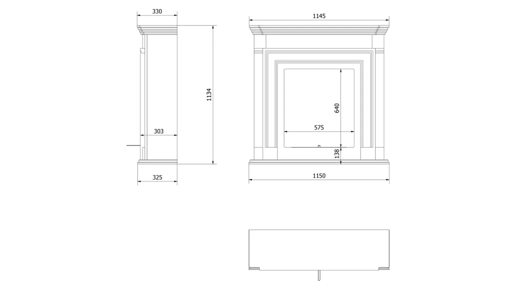 Portal Bioethanolkamin LEGIONIS Schwarz 6 Portal Bioethanolkamin LEGIONIS Schwarz – Bild 4