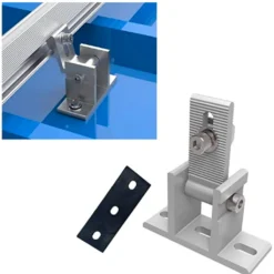 4x Solarmodul Halterung Kit Solar-Panel Montage Klemme Halterung End Klemme Metall Solarpanel Solarmodul Halterung -Vidailo Verkaufe 2e741a0ef78f2553c7a1f804d2a75ec7