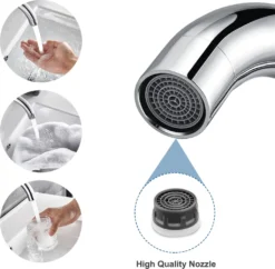 Auralum Wasserhahn 360° Drehbar Bad Armatur Waschbecken Mischbatterie Waschtischarmatur Einhandmischer Badarmatur Fürs Badezimmer -Vidailo Verkaufe 2eccc1662b1ecf73efa0c090e42c0045