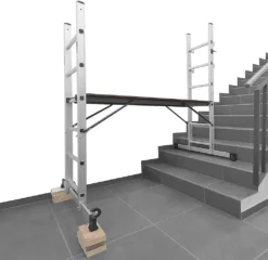 STAHLWERK Leitergerüst 150 Kg Alu Klappleiter Arbeitsplattform Mehrzweckleiter -Vidailo Verkaufe 2f2d18a9cfb60e6316f0f0a98730b615