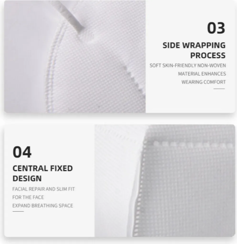 XIQUE® 60 X FFP2 Maske Einzeln Verpackte Atemschutzmaske Schutzmaske Mundschutz CE 11 XIQUE® 60 X FFP2 Maske Einzeln Verpackte Atemschutzmaske Schutzmaske Mundschutz CE – Bild 9