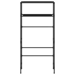 VidaXL Waschmaschinenregal 2 Ebenen Schwarz 69x28x143 Cm Eisen 12 VidaXL Waschmaschinenregal 2 Ebenen Schwarz 69x28x143 Cm Eisen -Vidailo Verkaufe 2f99f670329f2e3fe95177d5d650635d