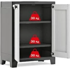 Keter Low Storage Schrank, Titan, Kunststoff, 2 Regale -Vidailo Verkaufe 3098e033f0ec5c282e545c8e9c7a7bd6