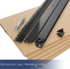 MASKO® 2er-Set Lagerregal Schwerlastregal, Kellerregal , Bis 875 Kg Belastbar, 5 Verstellbare Ablagen, MDF-Platten Regal Aus Metall, Steckregal, Werkstattregal, Keller, Garage, Farbe:2x Schwarz 700kg, Größe:2x 160x80x40cm 4-Böden 15 MASKO® 2er-Set Lagerregal Schwerlastregal, Kellerregal , Bis 875 Kg Belastbar, 5 Verstellbare Ablagen, MDF-Platten Regal Aus Metall, Steckregal, Werkstattregal, Keller, Garage, Farbe:2x Schwarz 700kg, Größe:2x 160x80x40cm 4-Böden -Vidailo Verkaufe 30b2ce73df40822aafa65810707f7c85