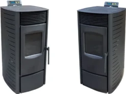 Nemaxx P9 Pelletofen Pelletkamin Pelletkaminofen 9 KW Kaminofen Heizofen Pellet Ofen Kamin Pelletheizung Heizung Heizgerät Kaminheizung Pellets - Schwarz - WiFi-Ready -Vidailo Verkaufe 30fc5d9cd08cbe69b0fad26958bea3ad