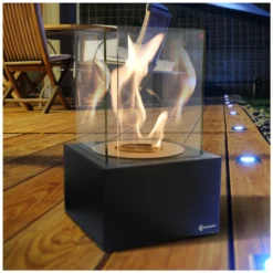 Freistehender Bioethanolkamin TANGO2 Schwarz -Vidailo Verkaufe 31e570273cadd4f49e06e54911169929