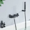 Moderne Badewannenarmatur Mit Regal Wannenarmatur Wasserfall Mit Handbrause Badewanne Armatur Duscharmatur Für Bad Schwarz Matt -Vidailo Verkaufe 31fcad5200c14157142b7bf09783b399