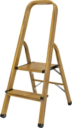 Craftfull Stehleiter CF-133A Klappleiter 2 Stufen, Gummierte Standfüße, Holzoptik, Alu Leiter Aluminiumleiter Aluleiter Mehrzweckleiter Multifunktionsleiter Haushaltsleiter Leiter -Vidailo Verkaufe 3201711970355240e1d4568d1ab95efb