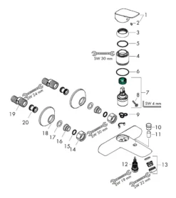 Hansgrohe Logis Wannenmischer Aufputz Chrom -Vidailo Verkaufe 3258ea892b4a98a34285d8d8fd5b9ddc