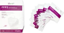 100 Stück - Hochwertige FFP2 Maske, Baner BT-006 Atemschutzmaske, CE0370, EN149:2001+A1:2009 FFP2 NR -Vidailo Verkaufe 32e452eda02823da8b2f1801c6f09e73