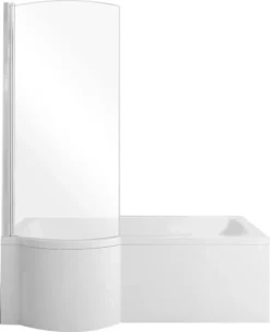 ECOLAM Duschbadewanne Set Badewanne + Glasabtrennung Duschwand Eckbadewanne I-Besco 170x70 LINKS Schürze Ablaufgarnitur Füße Silikon -Vidailo Verkaufe 33d9b47e79afe005507e702fc5de6d38