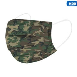 90 Stück 3-lagig Tarnung Gesichtsmaske Mundschutz Einwegmaske Mund-Nasen Masken Unisex -Vidailo Verkaufe 33dac47140c8517380fbafb6876c2818