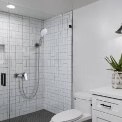 Duscharmatur Brausebatterie Mit Brauseschlauch, Handbrause Mit 3 Funktionen, Und Brausehalter | Einhebel-Brausemischer-Duschset, Chrom -Vidailo Verkaufe 3502e083b7af85f7a096fd501ca2d558