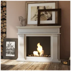 Portal Bioethanolkamin OCTOBER Weiß