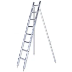 Iller Obstbaumleiter 3,30 AH, 1-teilig Mit Stützen Und 8 Sprossen