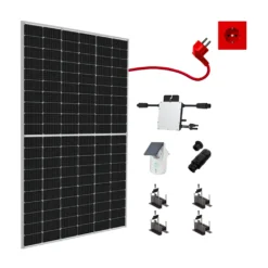 Balkonkraftwerk Set 370Wp CDZ SOLAR, Mini-Solaranlage, Plug And Play