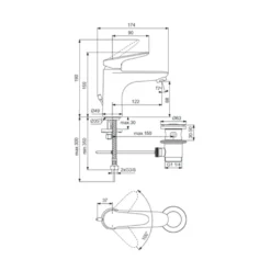 VIGOUR Einhand-Waschtischbatterie Clivia Mit Ablaufgarnitur Verchromt CL -Vidailo Verkaufe 35843cf6d5917587c4ff6188fbb30897