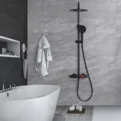 Duschsystem Mit Thermostat Schwarz 3 In 1 Duschset Mit Trennbar Badewannenarmatur Duscharmatur Aus Messing Duschset 3 Funktion Handbrause Überkopfbrause Duschstange Regendusche Für Bad 23 Duschsystem Mit Thermostat Schwarz 3 In 1 Duschset Mit Trennbar Badewannenarmatur Duscharmatur Aus Messing Duschset 3 Funktion Handbrause Überkopfbrause Duschstange Regendusche Für Bad -Vidailo Verkaufe 362e6a4193626ffce2a1708e0b8d5256