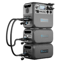 BLUETTI Solarstromgenerator AC200MAX Mit Erweiterungsbatterie 2*B230, 6144Wh LiFePO4-Batterie-Backup Für Wohnmobil, Netzunabhängig, Energiespeicherung Zu Hause