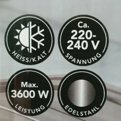 MAXXMEE Warm- & Kaltwasserarmatur - 360° Schwenkbare Wasserhahn-Aufsätze - Edelstahl Wasserhahn Küche Armatur Edelstahl 360 Schwenkbar Spültisch Durchlauferhitzer -Vidailo Verkaufe 370511586e9030aed98ee68dde0b29a9