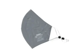 5x Sandex FFP2 Nano-Atemschutzmaske EU, MNS, Soff, Bis Zu 30x Waschbar, Bunt, Atmungsaktiv Mit Verstellbaren Ohrclips Grau